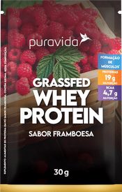 WHEY PROTEIN GRASSFED SACHE - SABOR FRAMBOESA 30G