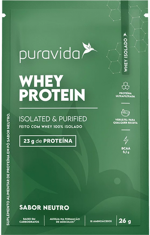 WHEY PROTEIN ISOLADO - WHEY 100% ISOLADO NEUTRO 26g