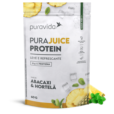 PURAJUICE PROTEIN - ABACAXI COM HORTELÃ 60g