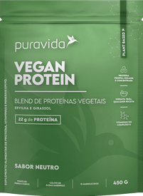 VEGAN PROTEIN - BLEND DE PROTEÍNAS VEGETAIS SABOR NEUTRO 450g